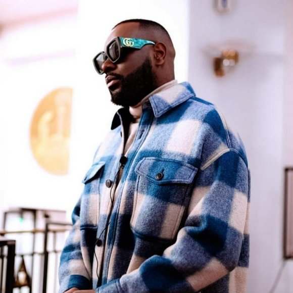 NEW Gucci GG0956S LOGO 001 Black Gold Green Rectangle Oversized Unisex Sunglasse - Picture 11 of 11